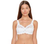 Susa Damen Ohne Aus Elastischer Spitze Latina Bügelloser BH, Weiß (Weiß 003), 95B EU