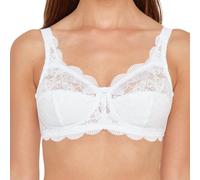 Susa Damen Ohne Aus Elastischer Spitze Latina Bügelloser BH, Weiß (Weiß 003), 95D EU