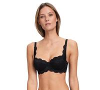 SUSA Dirndl BH Damen mit Bügel Wiesn-Zauber I Push-Up BH mit vorgeformtem Schalen-Cup I Entnehmbare Push-Ups I Damen-BHS für EIN besonderes Dekolleté I weiß I 85C