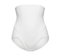 Susa High Waist Panty Milano I High Waist Unterhosen für Damen I Bauchweg Slip Damen I Unterwäsche mit Shaping Effekt I Formt Taille, Bauch & Po I Ivory I GR 48