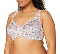 SUSA Latina 8008-379 Women's Skin-Print Floral Non-Padded Underwired Full Cup Bra 75E