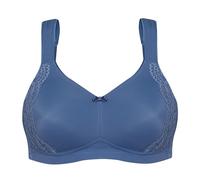 Susa Minimizer BH Damen ohne Bügel I London I Damen-BHS mit Minimizer Schnittform, verkleinert die Brüste optisch I Gemoldete Cups, breite Träger I royal Blue I 70E