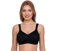 Minimizer-BH SUSA "London", Damen, Gr. 100, Cup B, schwarz, Obermaterial: 76% Polyamid, 24% Elasthan, BHs Minimizer-BH, vorgeformte Cups, Spitze, blickdicht, elastisch (65537958-100) schwarz