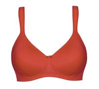 Susa Schalen BH Damen ohne Bügel Milano I Damen-BHS mit nahtlos vorgeformten Cups I Dessous mit optimaler Passform und wunderbarem Hautgefühl I Terracotta I 80A