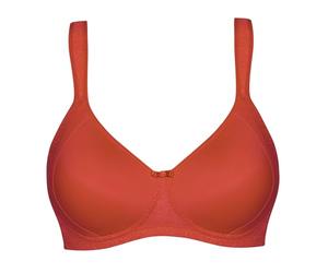 Susa Schalen BH Damen ohne Bügel Milano I Damen-BHS mit nahtlos vorgeformten Cups I Dessous mit optimaler Passform und wunderbarem Hautgefühl I Terracotta I 85A