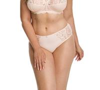 SUSA Slip Damen - Latina 629 - Bikini Slip mit schmalem Bund - Zierblume & elastischer Spitze - Gefütterter Schritt - Bequem mit femininen Details, Peach 38