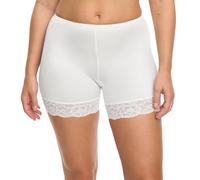 Susa Damen Wiesn-Zauber 711 Dirndl Slip mit Bein, weiß, 42