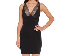 Susa Shaping-Kleid mit dekorativer Spitze, schwarz