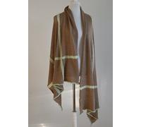 Susan's Fashion beige-brauner Merinowollschal Theresa Braun Einheitsgröße