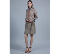 Susan's Fashion Wickelrock Cara aus leichtem Jeansstoff 100% Biobaumwolle Grün L