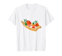 Sushi Boat Japanisches Essen Preisgünstiges Grafik-T-Shirt, Herren, Weiß, XL