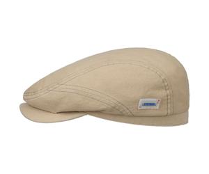 Sustainable Cotton Driver Flatcap by Stetson beige S (54-55 cm)