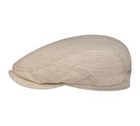 Sustainable Heavy Twill Flatcap by Stetson hellbeige XXL (62-63 cm)