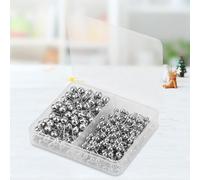 SustVita 300pcs Pearl Head Pins, Round Head Sewing Pins for Dressmaking and Quilting, Essential Fixed Marking Tool (Silver)