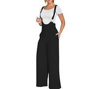 sutelang lurryly Damen Elegant Schulterfrei Lose Jumpsuit - Indische Kleidung Damen Hosenträger Damen Turnanzug Damen Oversize Damen Lange Leinenhose Damen Sommer Ethnischer Stil