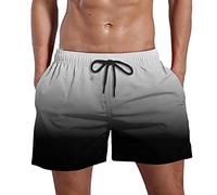 sutelang lurryly Uv DurchläSsige Badehose Herren - Modische und Bequeme Herren-Strandhose mit Farbverlauf Badehose Herren Kariert