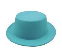 Suwequest Einfarbige Bootsmütze Fedora-Hut Herbst Winter Imitation Wolle Bowler Hut Damenhüte Damen Herren Flache Oberseite Filzkappe