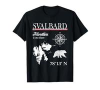 Svalbard - Adventure Is Out There - Norwegen Norwegische Flagge T-Shirt