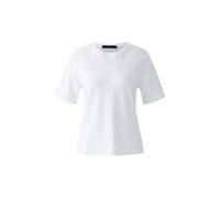 Oui Damen T-Shirt SVEHA Reine Baumwolle gerade geschnitten Uni