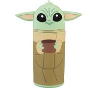 Grupo Erik Federmäppchen Star Wars Grogu Baby Yoda Mäppchen 1 Fach - Federmappe Etui Stifte Schule - Federtasche Mädchen Schlampermäppchen Jungen- Star Wars The Child Merch Geschenke Schulsachen