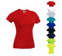 SW404 Starworld Damen T-Shirt Atmungsaktiv Bright Red XL
