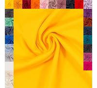 Swafing Heike Bündchenstoff Schlauchware Coupon (Gelb, 1,0m) - 27