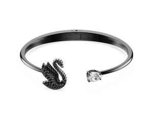 Swan Armreif, Schwan, Schwarz, Rutheniert L