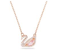 Swan Halskette, Schwan, Rosa, 18K Roségoldbeschichtet OS