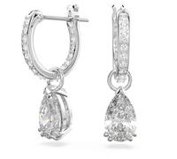 Millenia Kreolen von Swarovski - Rhodiniert - Weiß