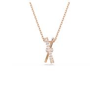 Swarovski Halskette Hyperbola 5689788 Roségold Kristallweiß mit Swarovski Zirkonia 45 cm