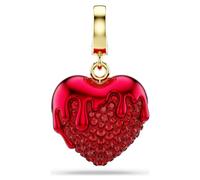 Idyllia Charm, Rundschliff, Herz, Rot, Goldlegierungsschicht OS