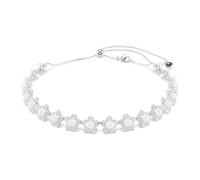Ariana Grande x Swarovski Halsband, Kristallperle, Rundschliff, Weiß, Rhodiniert OS