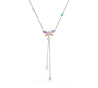 Ariana Grande x Swarovski Y-Halskette, Verschiedene Schliffe, Libelle, Mehrfarbig, Rhodiniert OS
