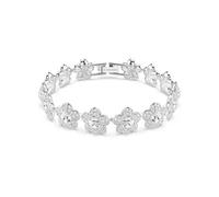 Ariana Grande x Swarovski Armband, Rundschliff, Blume, Weiß, Rhodiniert OS