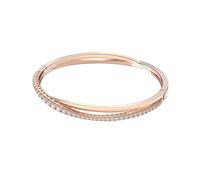 Swarovski Twist Armreif 5620552, Weiss, Rosé-Legierung