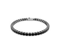 Armkette SWAROVSKI "Schmuck Geschenk Matrix Armband" Gr. M, schwarz (schwarz, schwarz), Armbänder, Damen, M, Metall-Keramik, Metall, Keramik, mit Swarovski Kristall (84015922-M) schwarz, schwarz