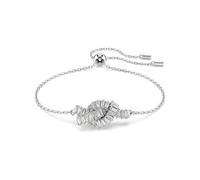 Swarovski Armband Matrix – Baguette-Schliff, Knoten, Weiß, Rhodiniert – OS