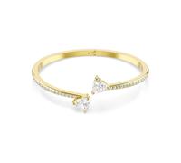 Mesmera Attract Armreif, Herz, Weiß, Goldlegierungsschicht S