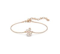 Swan Armband, Verschiedene Schliffe, Schwan, Weiß, Roségold-Legierungsschicht OS