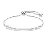 Swarovski Armband Idyllia, verschiedene Schliffe, Pfeil, Weiß, rhodiniert, OS