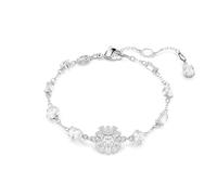 Idyllia Armband, Verschiedene Schliffe, Schneeflocke, Weiß, Rhodiniert