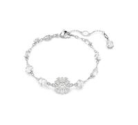 Idyllia Armband, Verschiedene Schliffe, Schneeflocke, Weiß, Rhodiniert