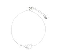 SWAROVSKI Armband Infinity Heart 5524421, weiß, rhodiniert