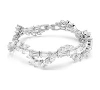 Swarovski Mesmera Armband, gemischter Schnitt, weiß, rhodiniert