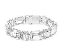 Swarovski Armband Millenia 5705770 – rhodiniert, klare Oktagon-Kristalle, 16–18,2 cm, weiß