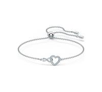 Swarovski Armband 5524421 Infinity Heart, weiss, rhodiniert