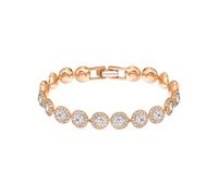 Swarovski Angelic Armband, M, roségold, Crystal 5240513