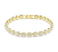 Swarovski Armband Una Angelic Rundschliff Weiß Goldlegierungsschicht S