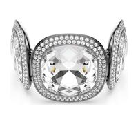 Swarovski Armband Una Angelic, Cushion-Schliff, weiß, Ruthenium plattiert
