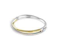 Swarovski Hyperbola Armreif, Rundschliff, Weiß, Metallmix